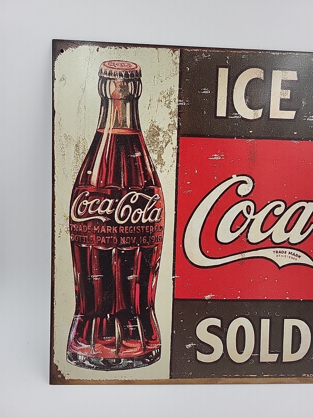 Coca Cola Vintage Style Tin Metal Bar Sign Poster Man Cave Collectible New