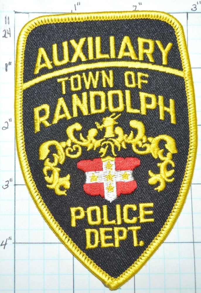 MASSACHUSETTS, RANDOLPH POLICE DEPT AUXILIARY PATCH