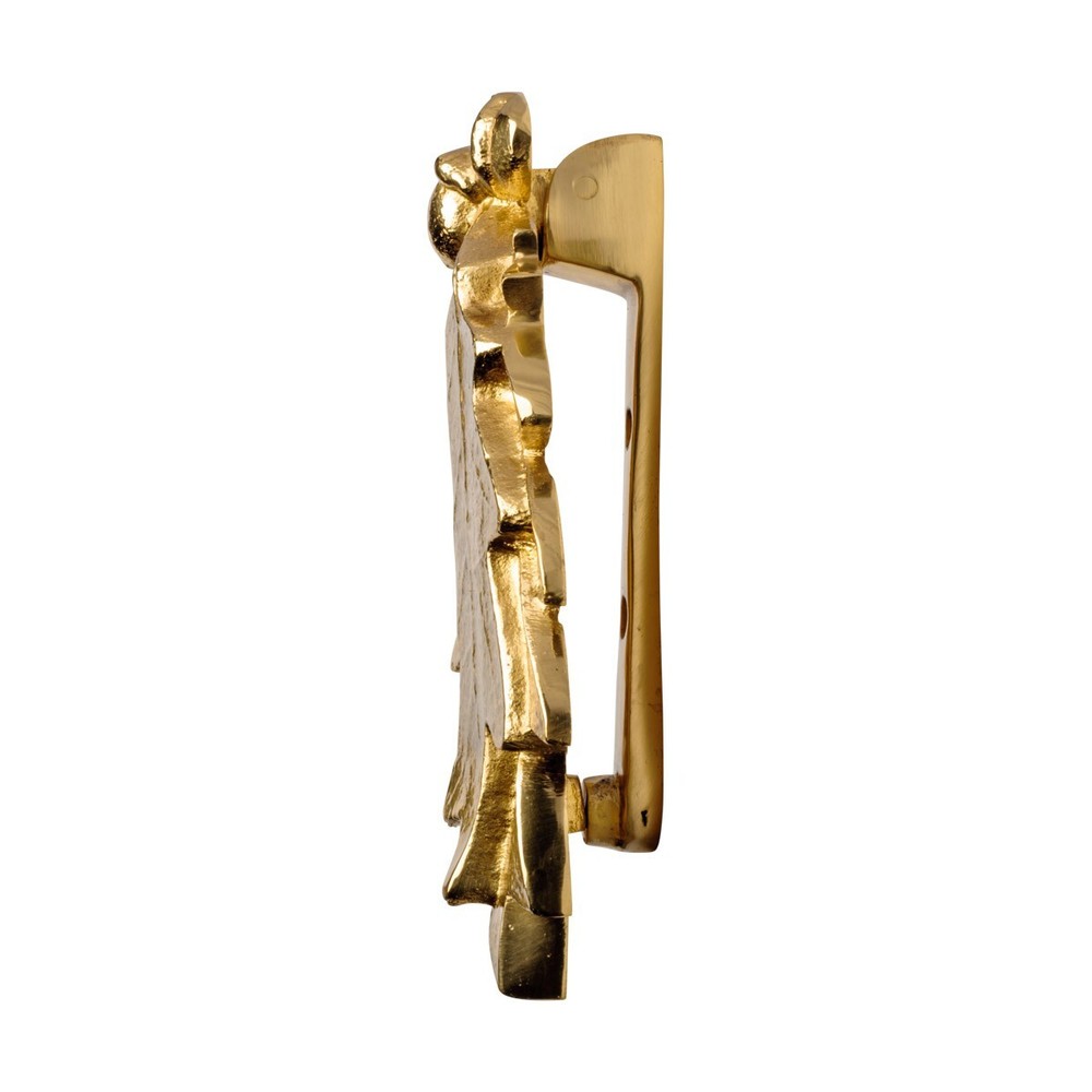 Oak Leaf Solid Brass Door Knocker Oak Leaf 6H x 3W Front Door Renovators Supply