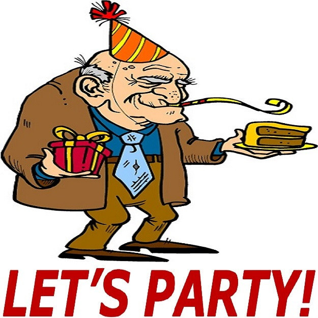 30 Custom Old Party Animal Personalized Address Labels