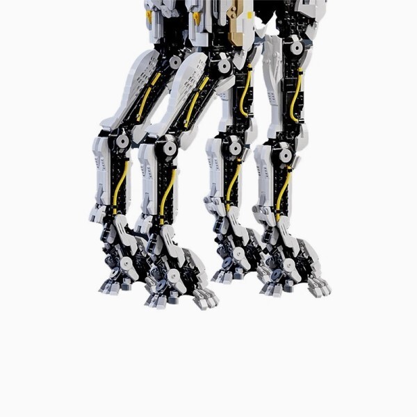 MOC Plus-Size Version Tallneck 7401 Pieces Bricks Toy Machine Animal Model