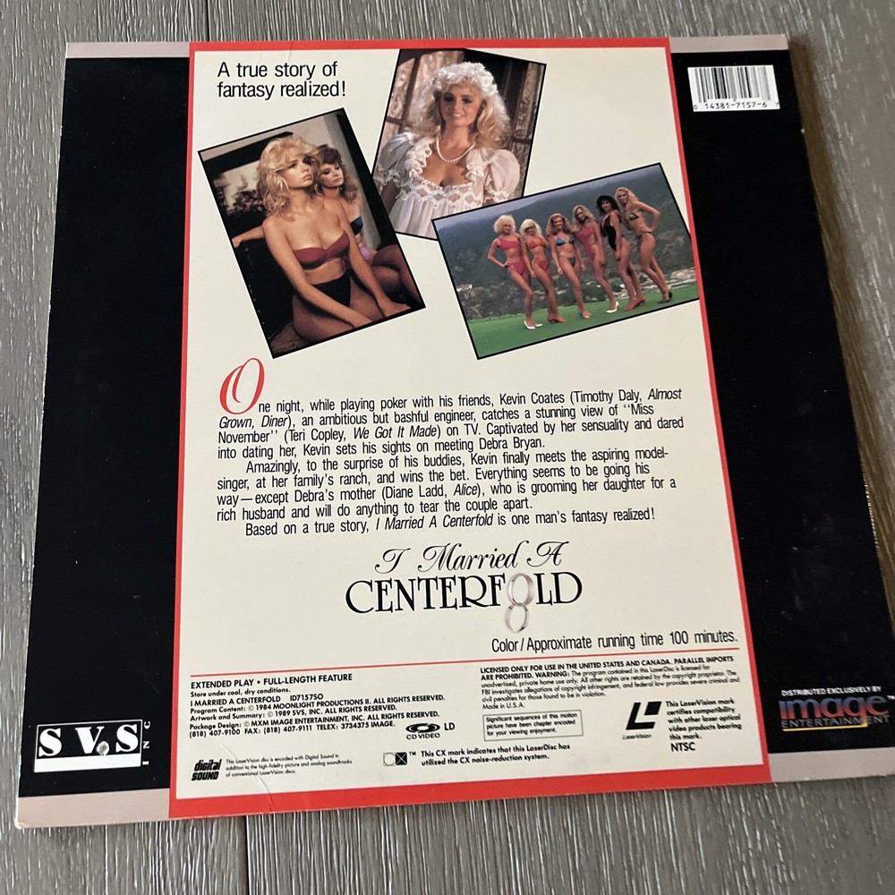 I Married A Centerfold Laser Disc