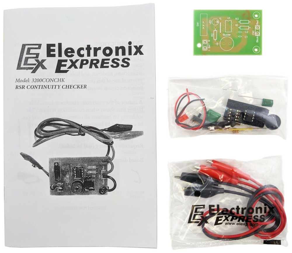 DIY Continuity Checker Soldering Practice Kit
