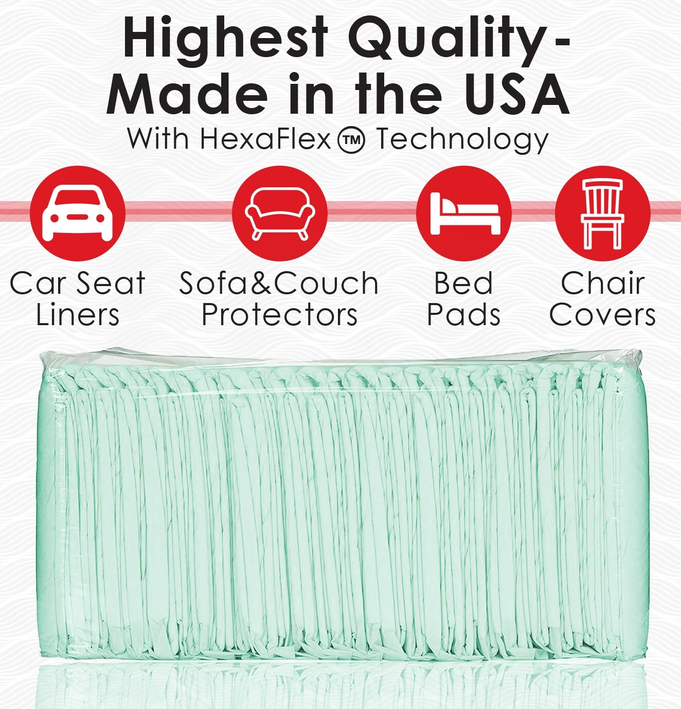 100 30" X 30" Quilted Super Absorbent Thick Disposable Bed Pads Underpads Chux