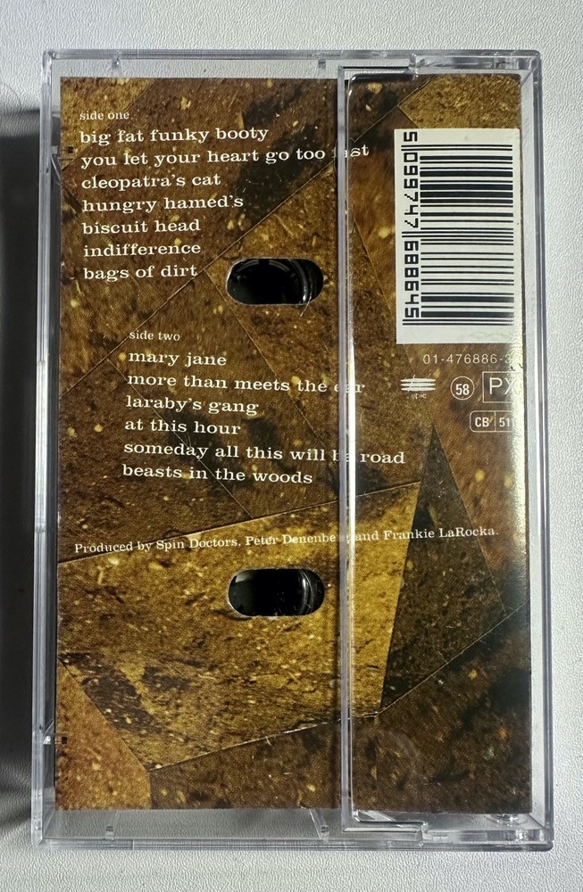 SPIN DOTORS TURN IT UPSDIDE DOWN CASSETTE TAPE EX / EX CONDITION