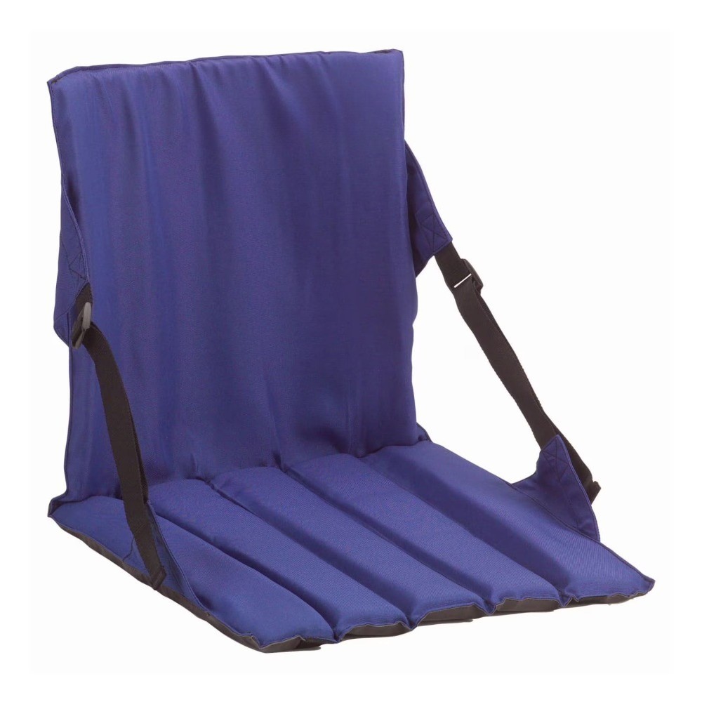 Portable Stadium Seat Cushion with Backrest, Blue