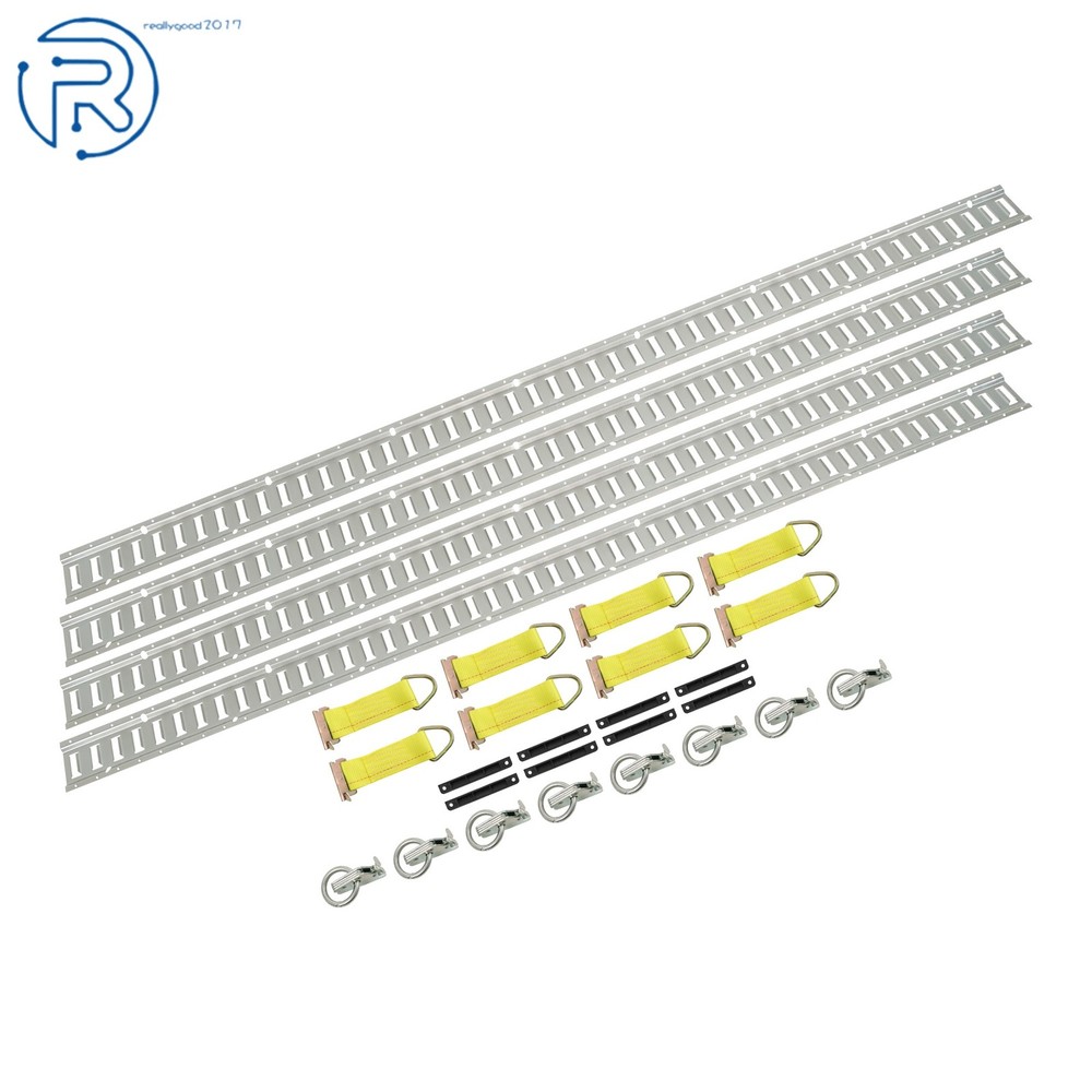 High Quality For Van Truck 28 Pack 8' E Track Tie Down Rail System Multi Purpose