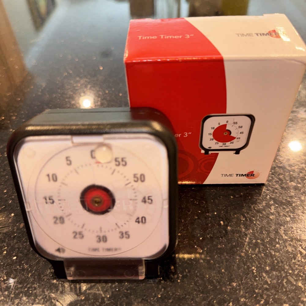 Time Timer® Original 3" 60 minutes visual Small Mini timer countdown timer New