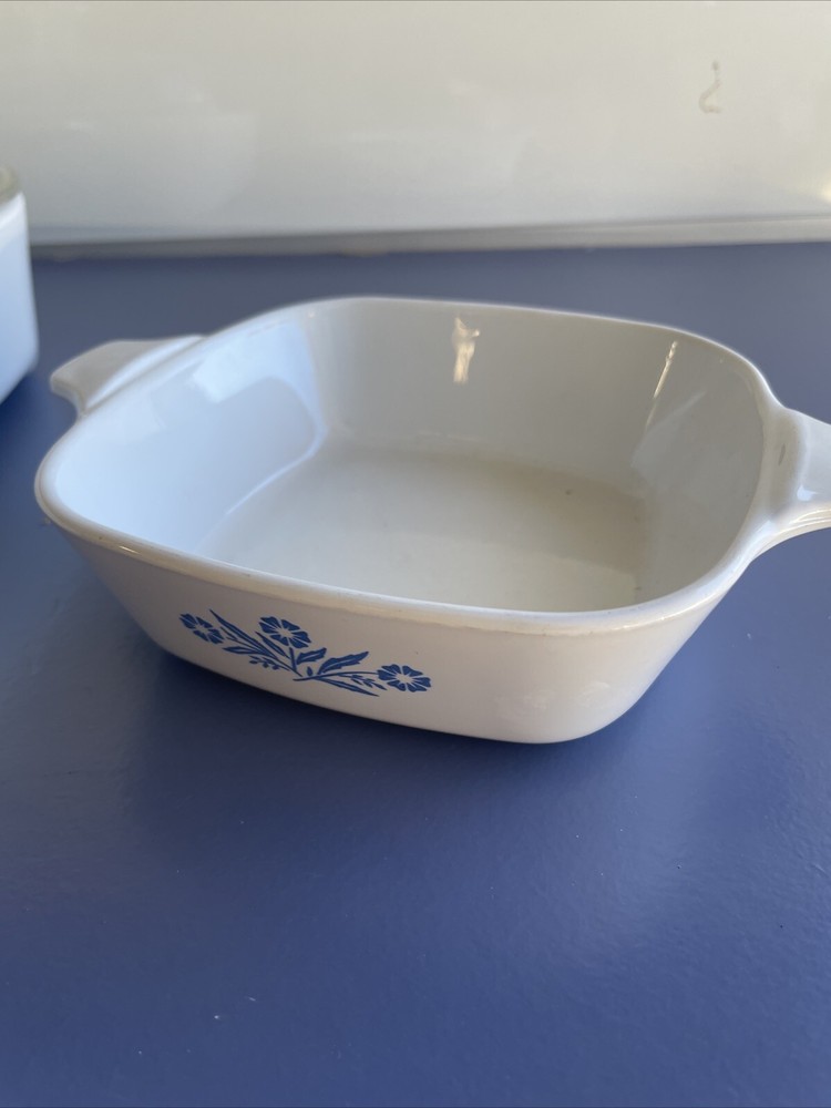 Corning Ware Ceramic Dish Lot 2 Pieces Casserole Serving