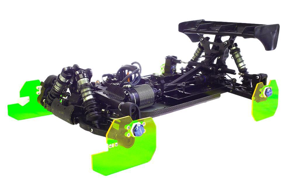 720Spin 1/8 Scale Buggy Chassis Universal Setup Station (Front and Rear) Green