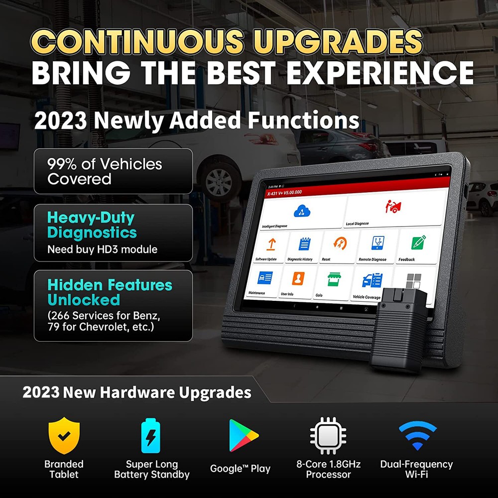 LAUNCH X431 V+ Elite Bidirectional Scanner Tool Car Diagnostic Scanner Coding