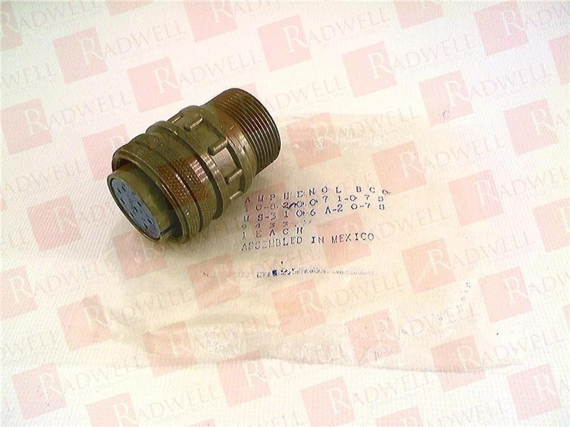AMPHENOL MS3106A20-7S / MS3106A207S (USED)