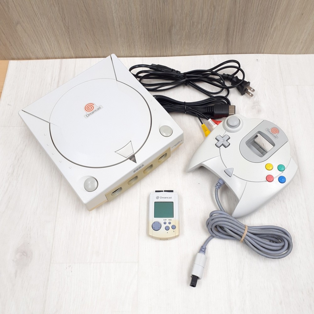 Sega Dreamcast console bundle with 1 Controller Memory & Cables Japan NTSC-J