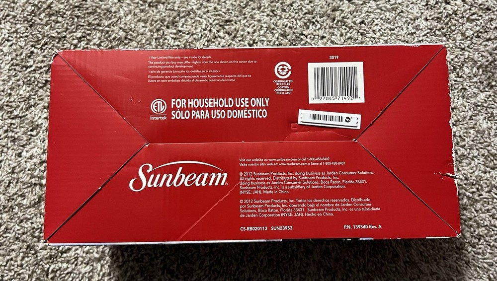 Sunbeam Steam Master Iron-Brand New