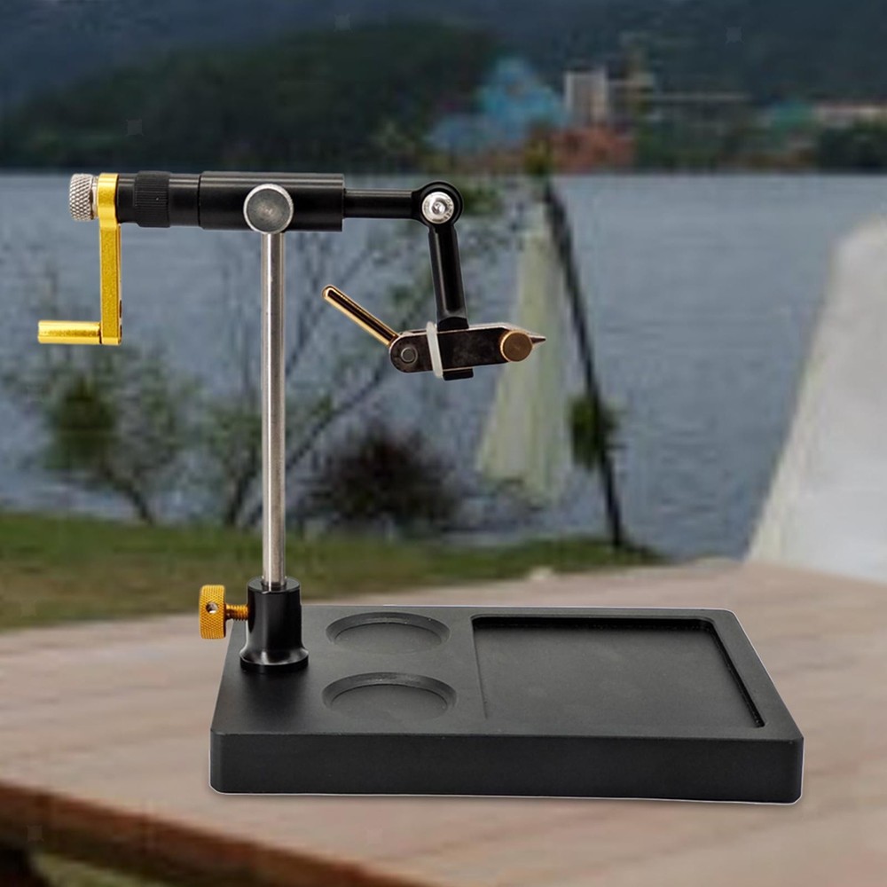 Fly Tying Vise Multiple Adjustments 360 Degree Rotation with Pedestal Base