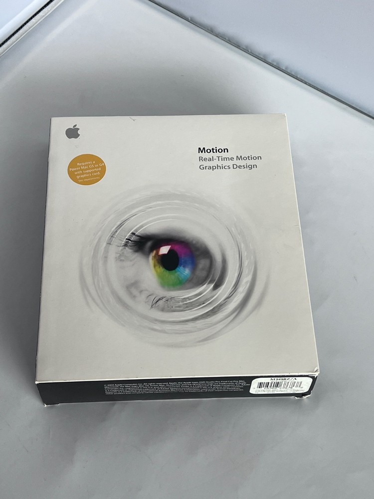 Apple Motion Real-Time Motion Graphics Design CD Vintage.