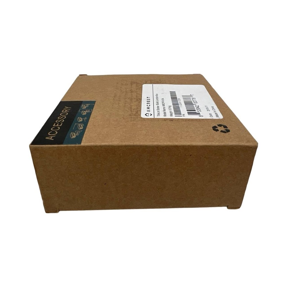 AMCREST MODEL: AMCPFA134 BULLET JUNCTION BOX NEW WHITE
