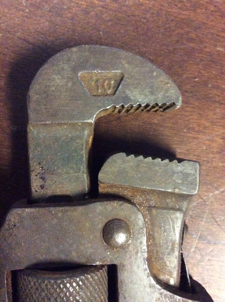 Drop Forged Samson 10" Adjustable Heavy Duty Pipe Wrench UsedToolShop.com