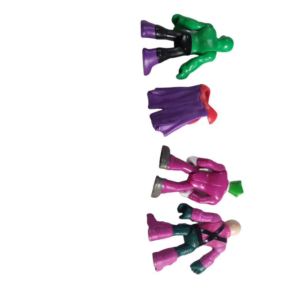 Imaginext DC Comics Superheroes 8 figures & two bikes Batman Robin Flash Joker+
