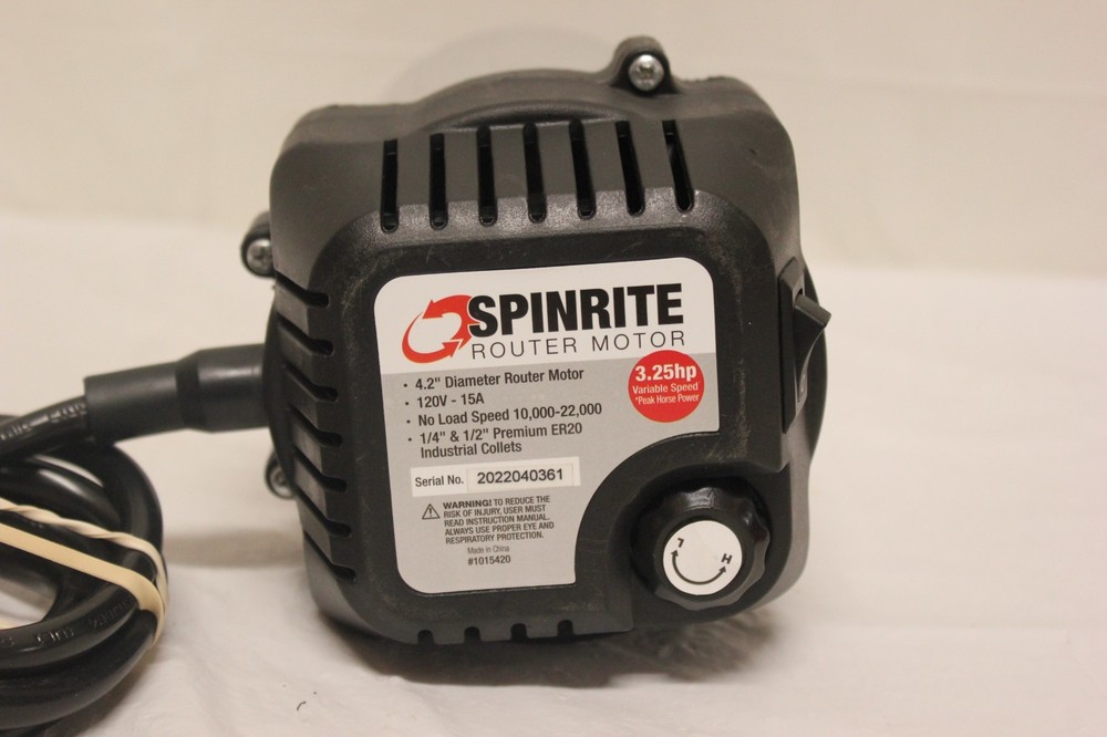 SpinRite 3.25HP Soft Start Router Motor C2