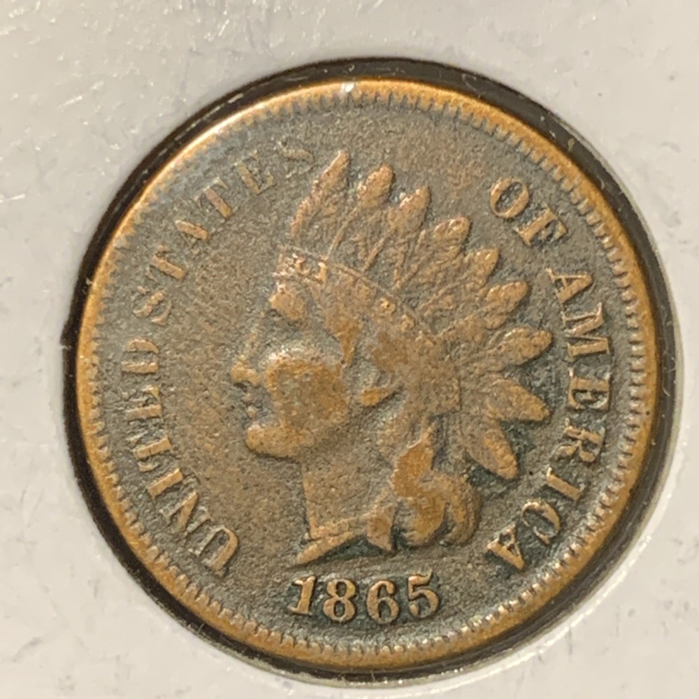 1865 Bronze Indian Cent ~ EXCELLENT DETAILS ~