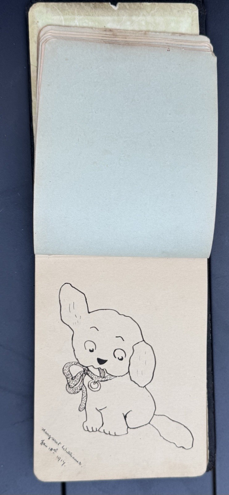 WWI ERA 1916-1920 AUTOGRAPH BOOK WAR ILLUSTRATION DRAWINGS & LOVE POEMS RARE!!