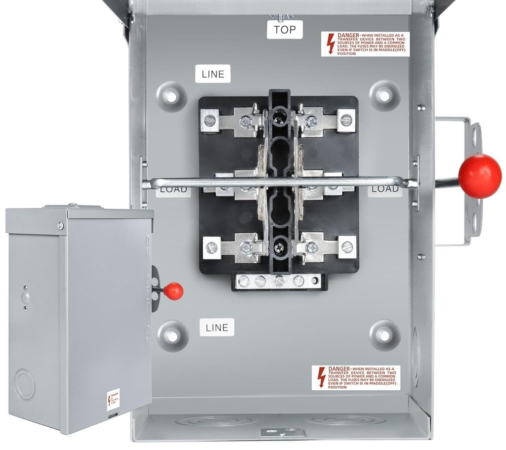 100A Manual Transfer Switch for Generator, Manual Generator Transfer Switch,1...