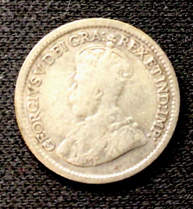1914 Canada Silver! 5 Cents! ENN Coins