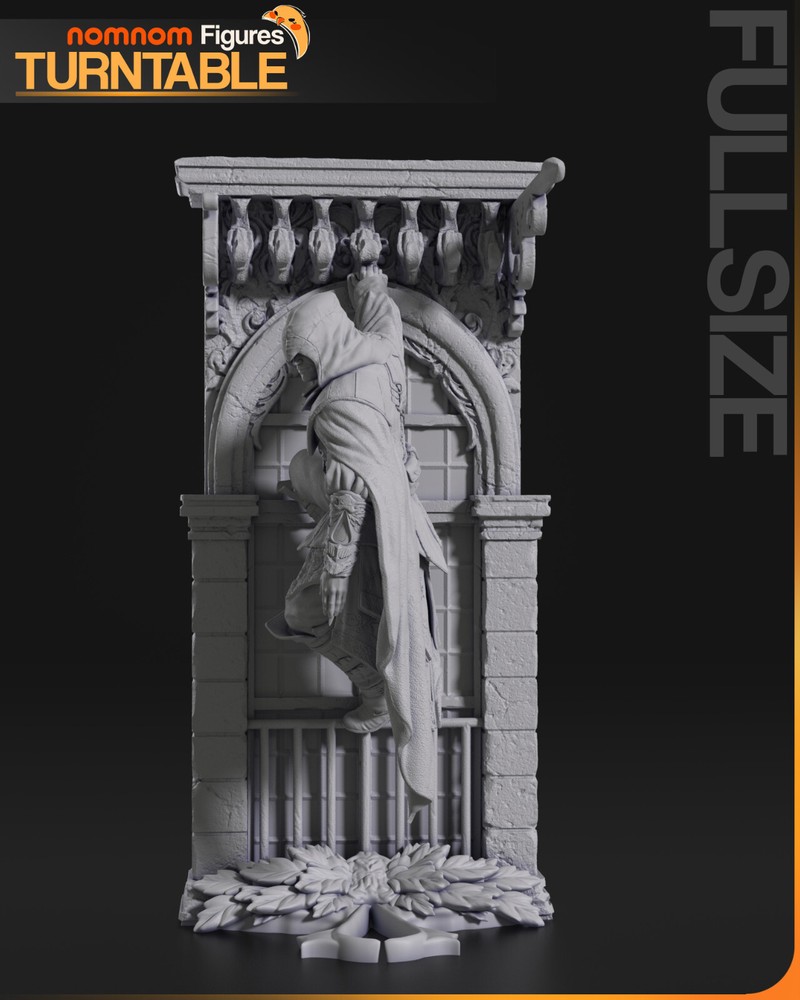 Ezio Auditore 3D Printed Figure, Master Assassin Statue, Unpainted