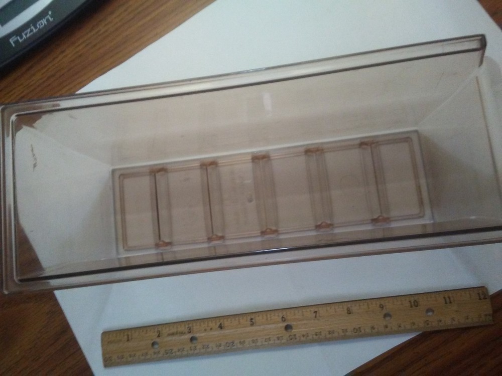 vintage Amber ice bin