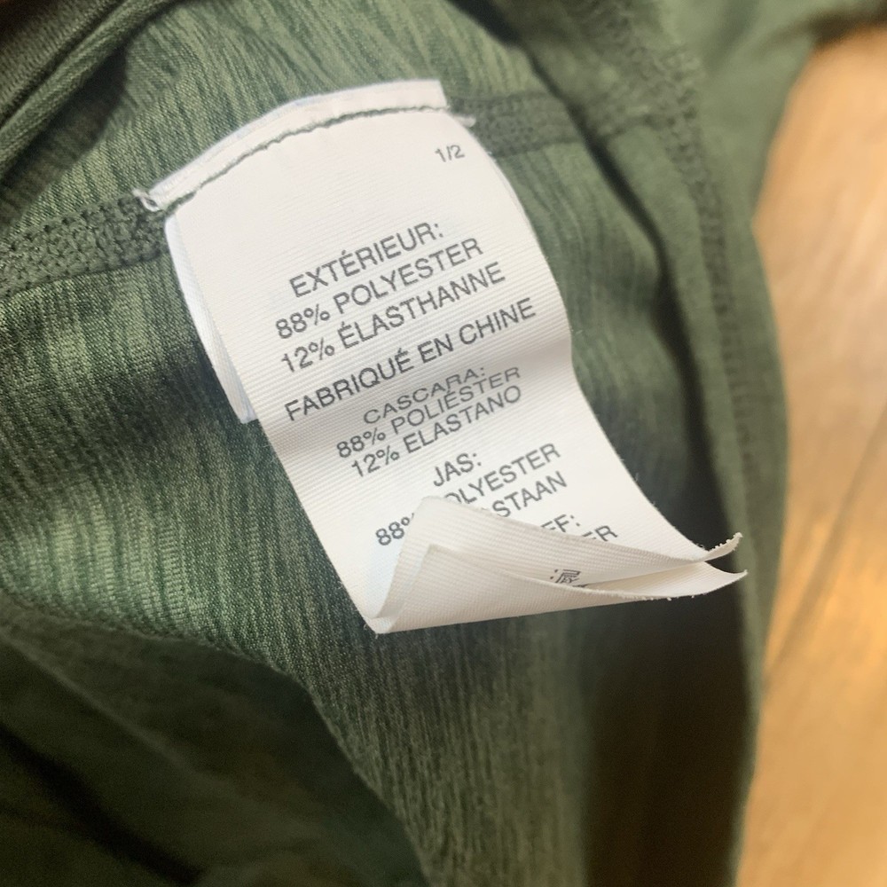Vuori Pullover Mens L Green Ease Performance Half Zip 2.0 Stretch V221