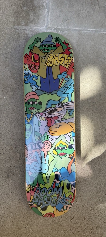 Doom Sayers Omar Salazar Pro Skateboard Deck 8.4" New Sealed