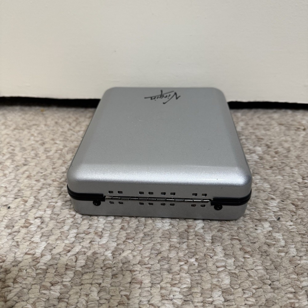 Virgin Records MegaStore Branded Silver Hard Clam Shell CD Case Compact Disc