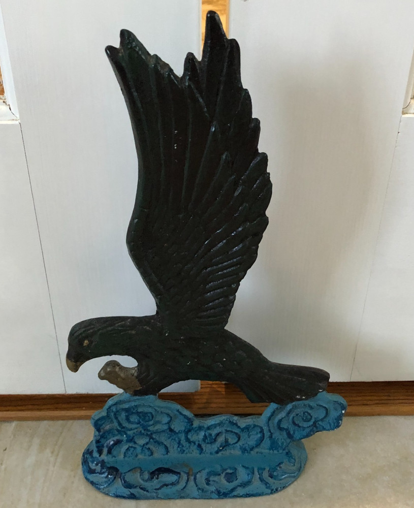Cast Iron" Eagle in Flight" Doorstop