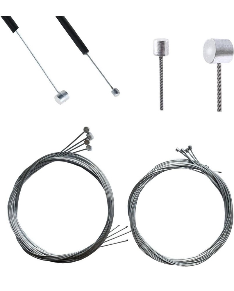 Bicycle Cable Cutter, Universal 4×5.9FT Brake Cable, 4×7.2FT Shift Cable Replace