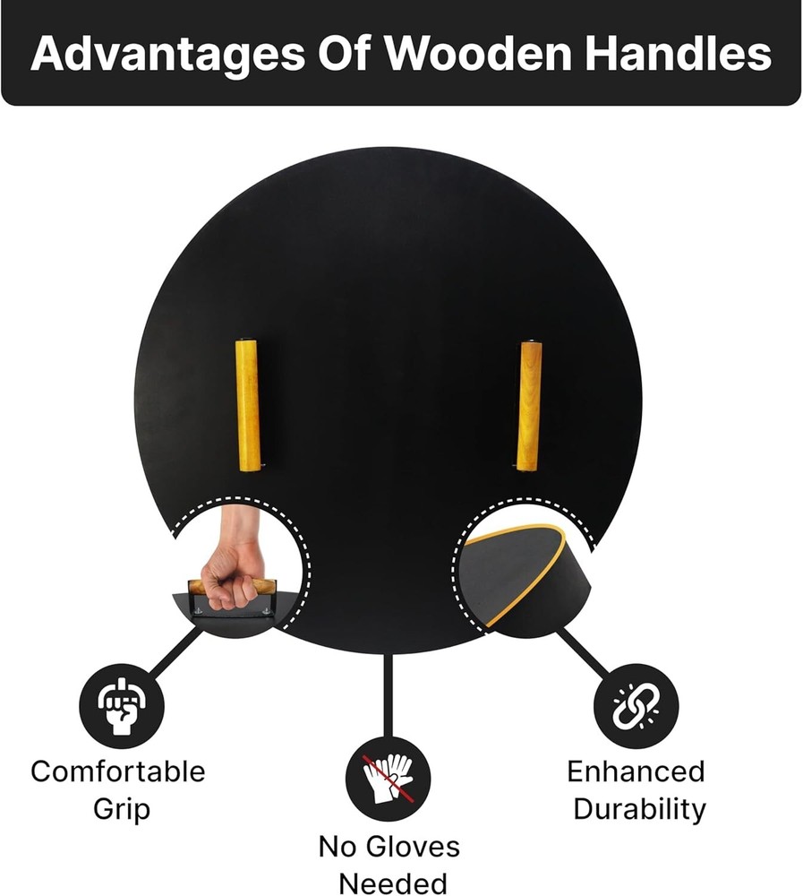 FEBTECH 25.5 inch Round Firepit Lid - Compatible for 25" Smokeless Fire Pit