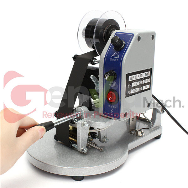 DY-8 Manual Hot Stamp Printer Ribbon Coding Hot Foil Stamping Date Code Machine