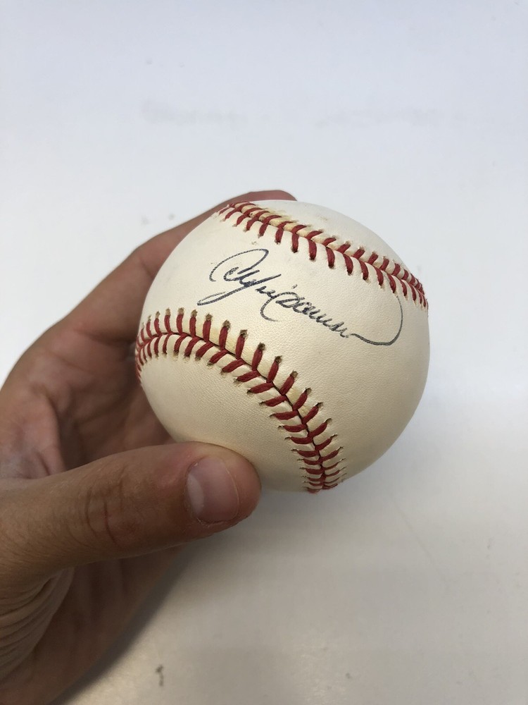 Andre Dawson Cubs Autographed Baseball JSA Authenticated