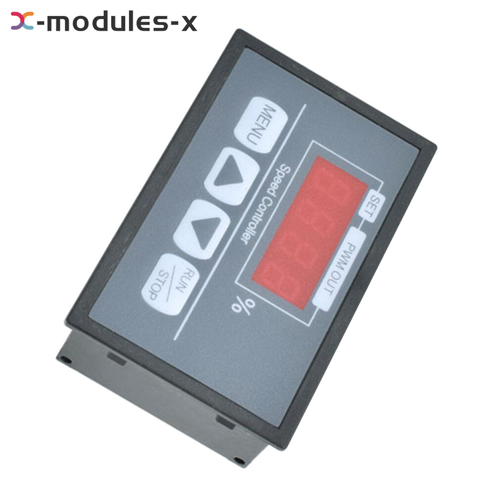 30A 6-60V PWM DC Motor Speed Controller Slow Start Slow Stop Digital Controller