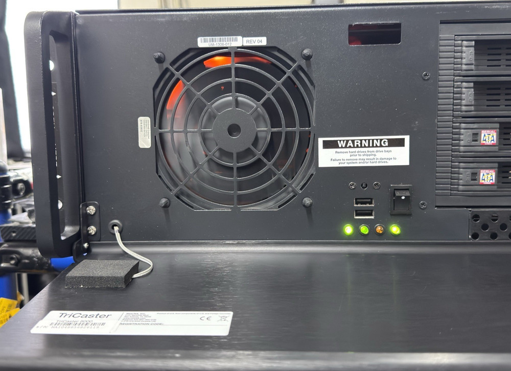 NewTek TriCaster 8000 TCXD8000 Production Switcher Control Unit