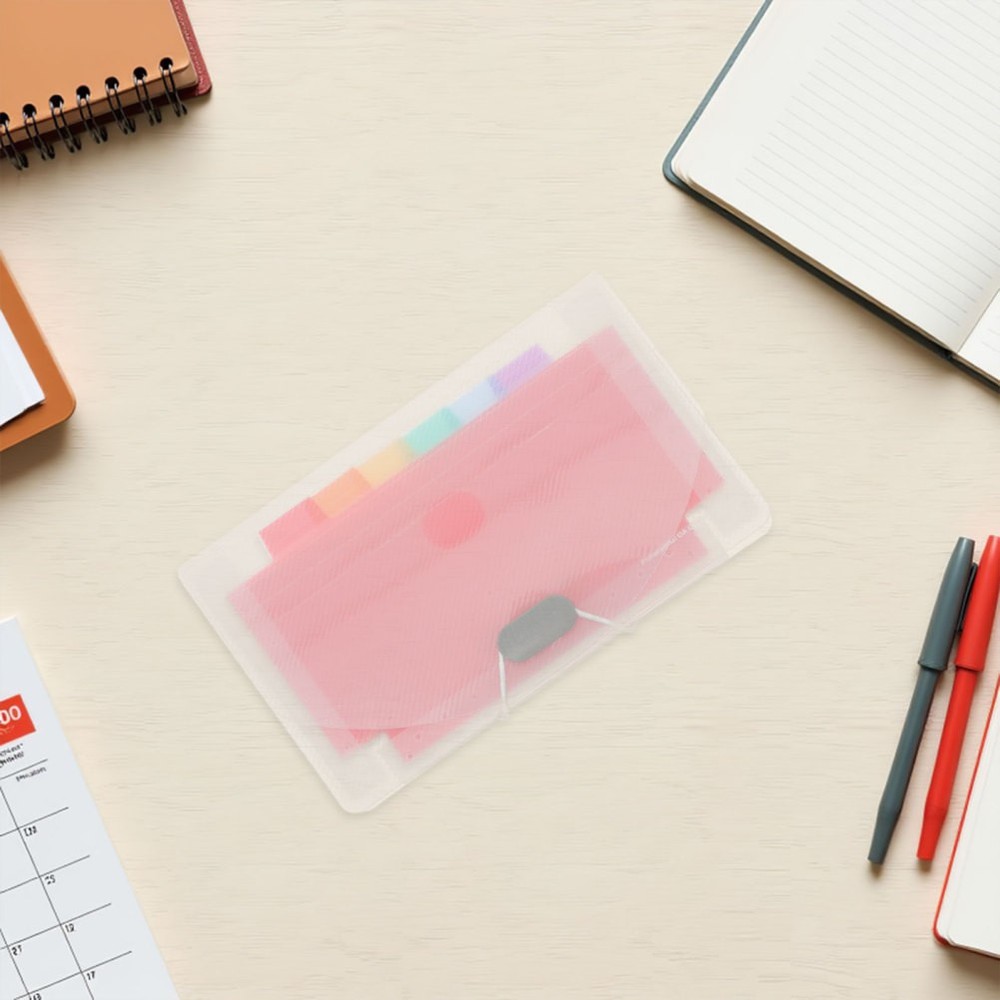 2 Pcs File Folder Labels Accordion Organizer Small Document Folio