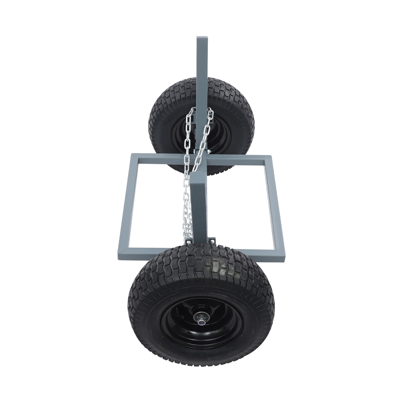 1500 LBS Capacity Log Skidder Heavy Duty Log Holder, Log Dolly with Chain Grey