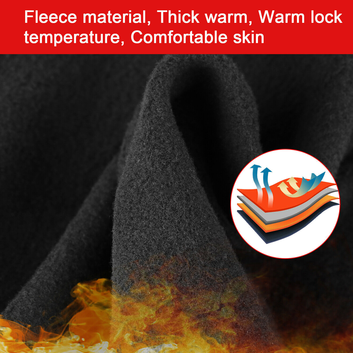Winter Windproof Fleece Ski Mask Balaclava Headwear Motorcycle Thermal Face Mask
