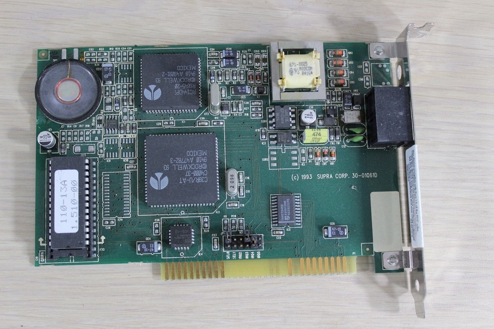 Supra Express 1441 SupraExpress Internal Modem Card from Tower Computer 1993