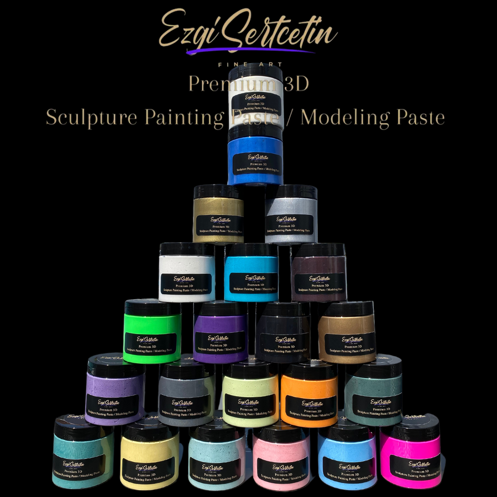 3D Sculpture Painting Paste|Texture Paste|Decorative Plaster|6 oz