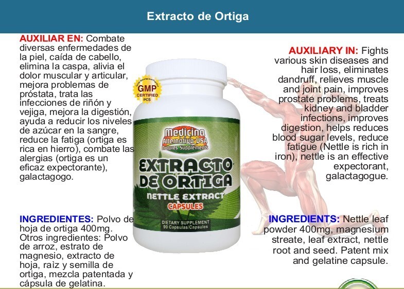 Extracto de Ortiga (100% Natural)
