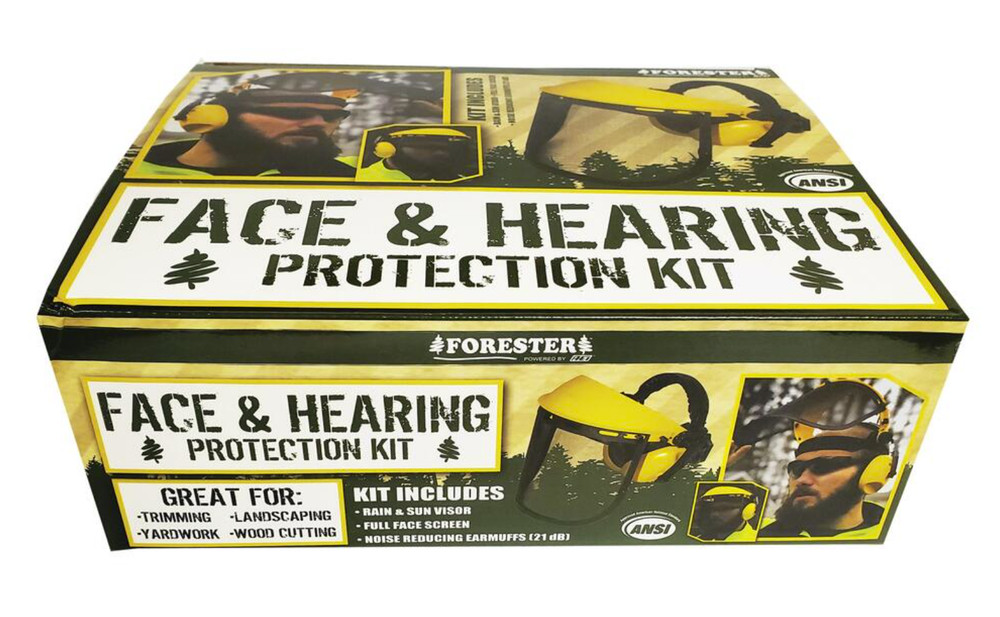 Forester Chainsaw Face Shield & Earmuffs - Assorted Colors