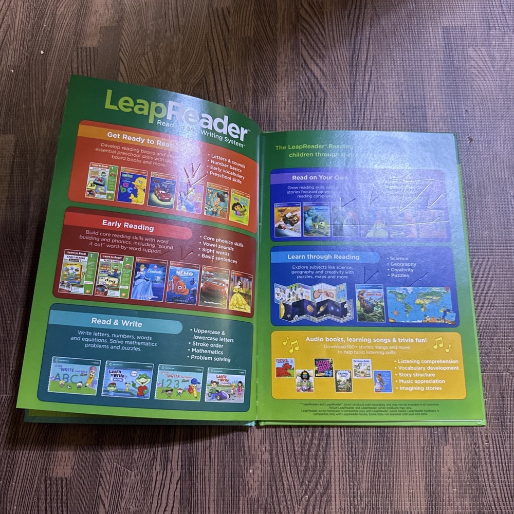 LeapFrog LeapReader book — READ. WRITE. LISTEN | LeapReader Activity Book