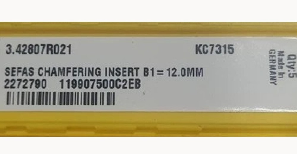 5PCS  ORIGINAL  INSERTS       3.42807R021 KC7315