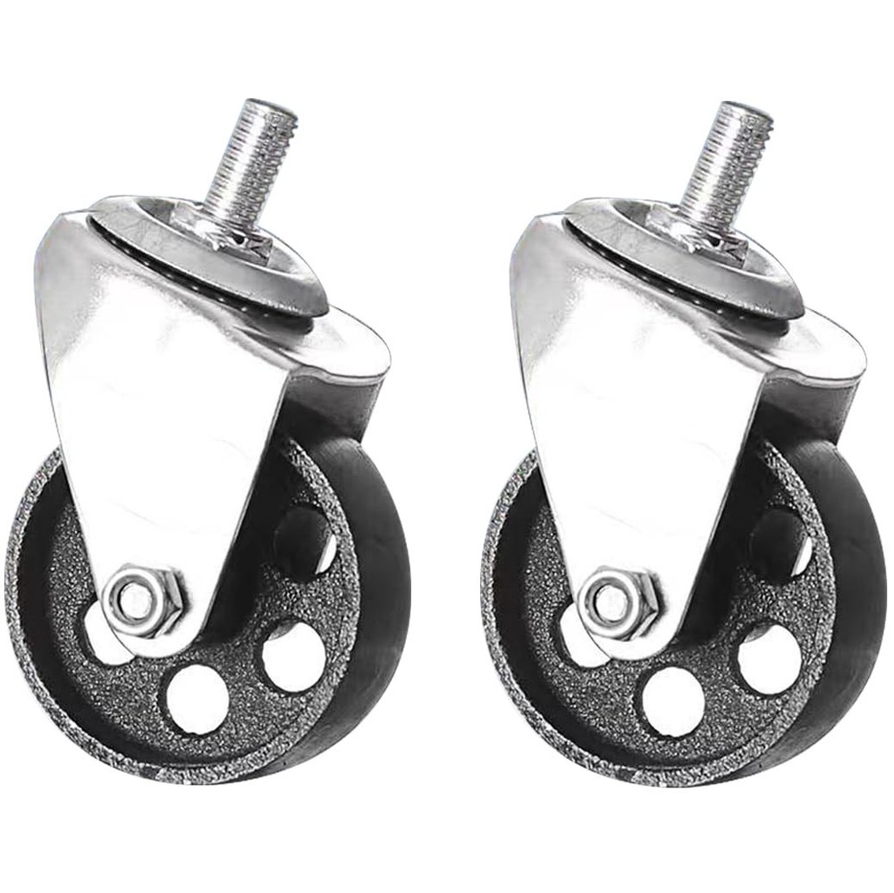 Transmission Jacks Casters, Cast Iron Caster Wheels, Jack Silver